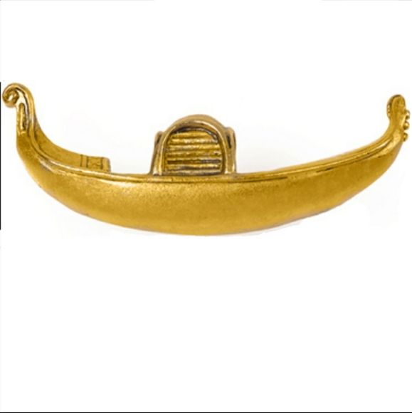 Vintage BMA Venetian Gondola Boat Pin Brooch - Picture 6 of 6